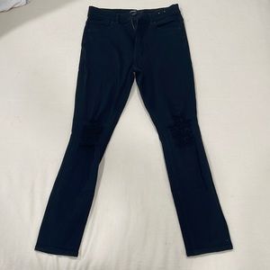 Express black jean leggings